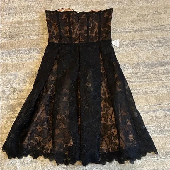 nadine merabi olivia black dress NWT!